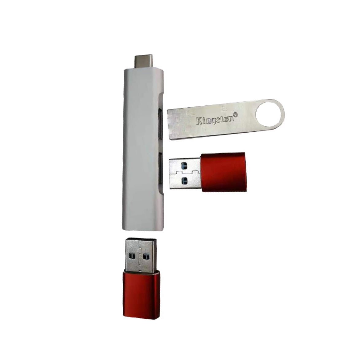 USB Type C Hub с 3 порта -Atron USB Type C Hub с 3 порта -Atron